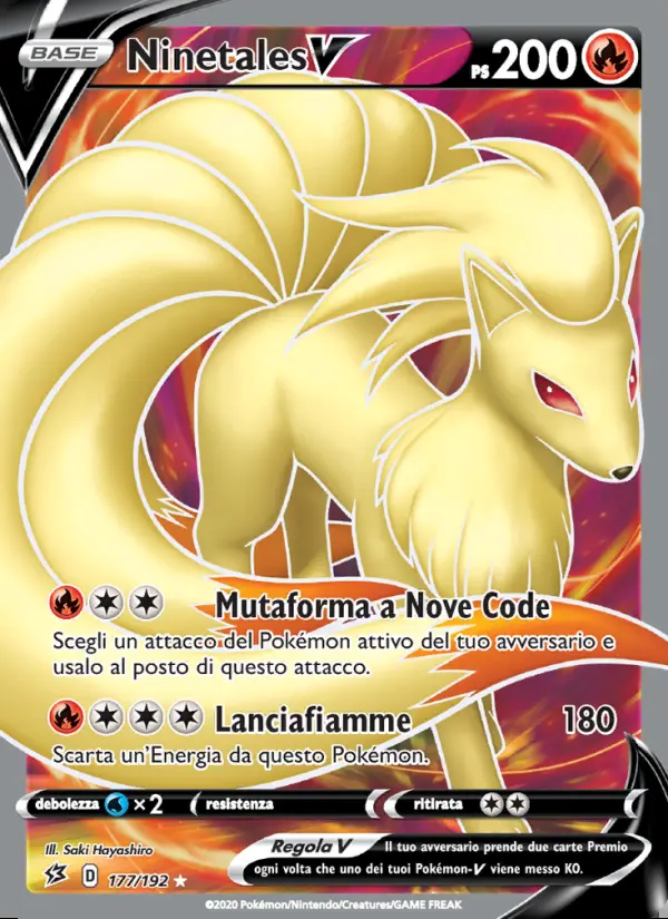 Image of the card Ninetales V