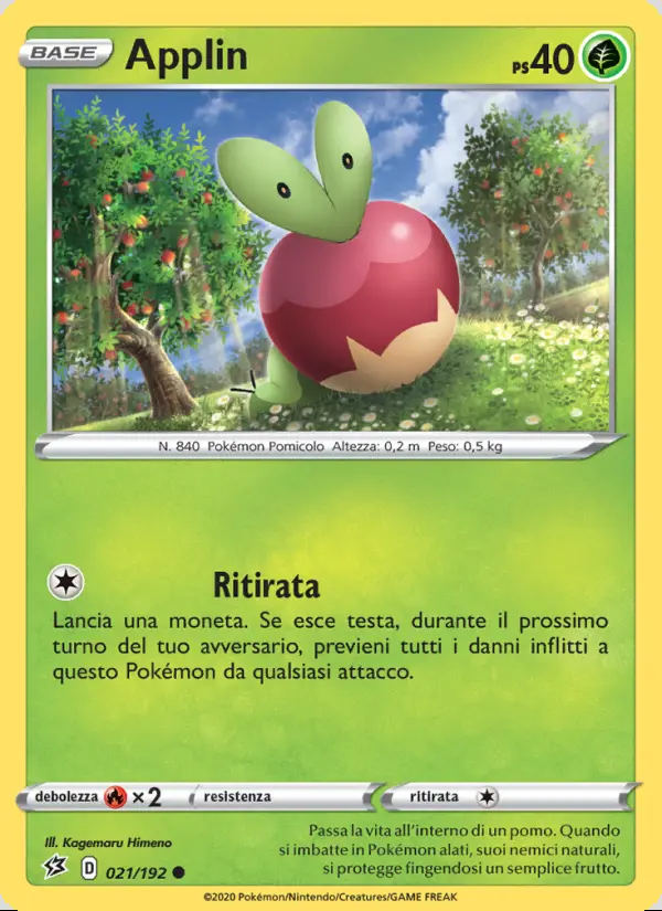 Image of the card Applin