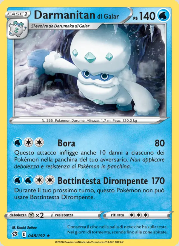 Image of the card Darmanitan di Galar