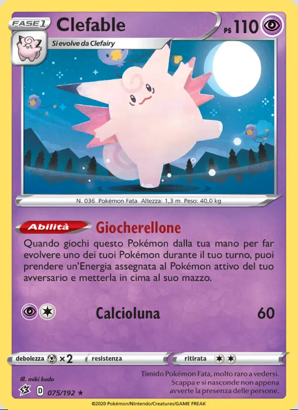 Image of the card Clefable