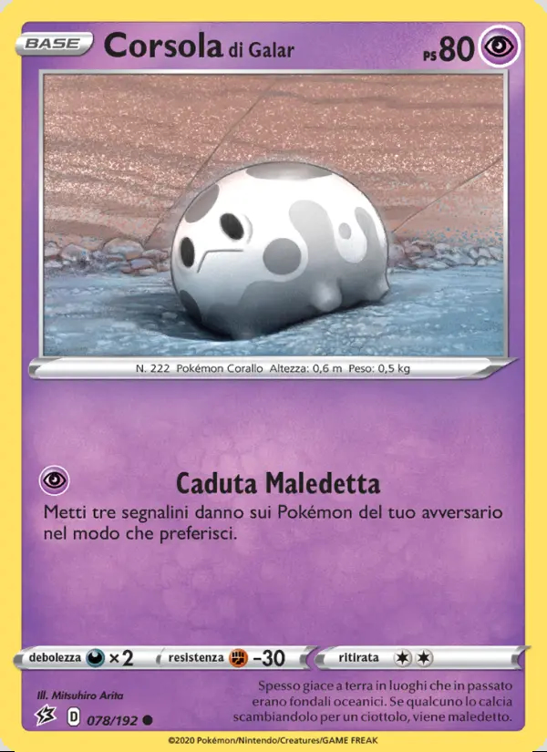 Image of the card Corsola di Galar