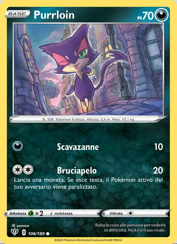 Image of the card Purrloin