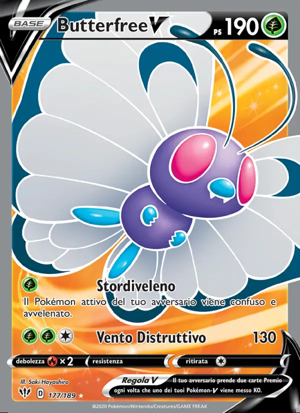 Image of the card Butterfree V