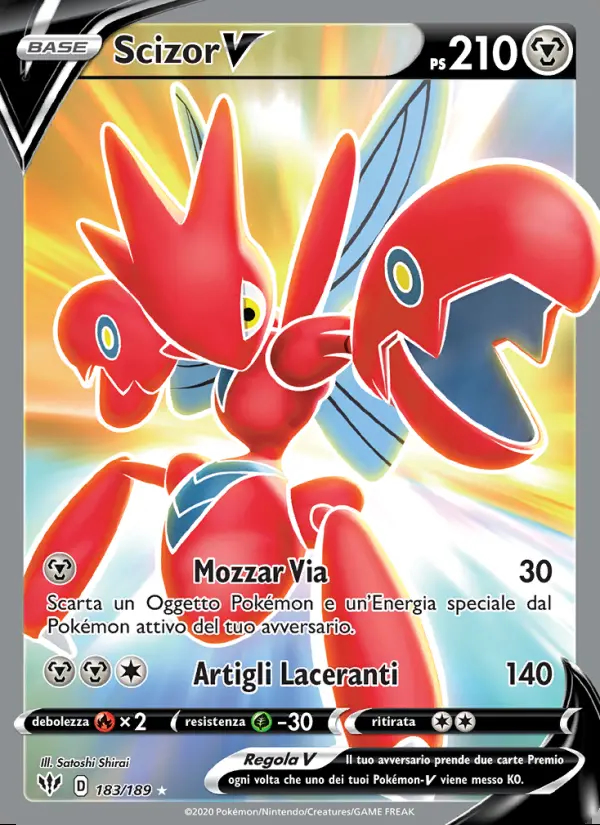 Image of the card Scizor V