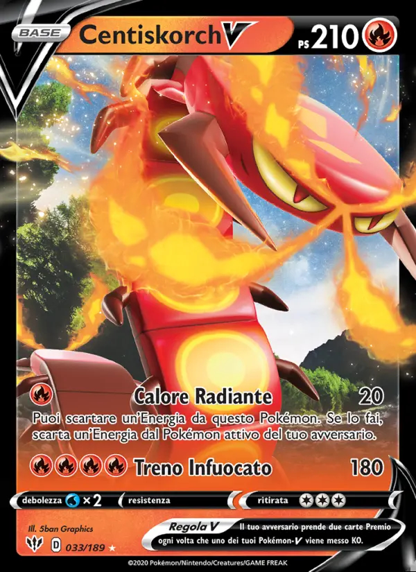 Image of the card Centiskorch V