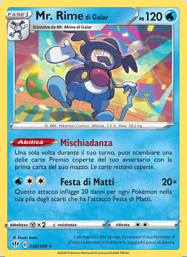 Image of the card Mr. Rime di Galar