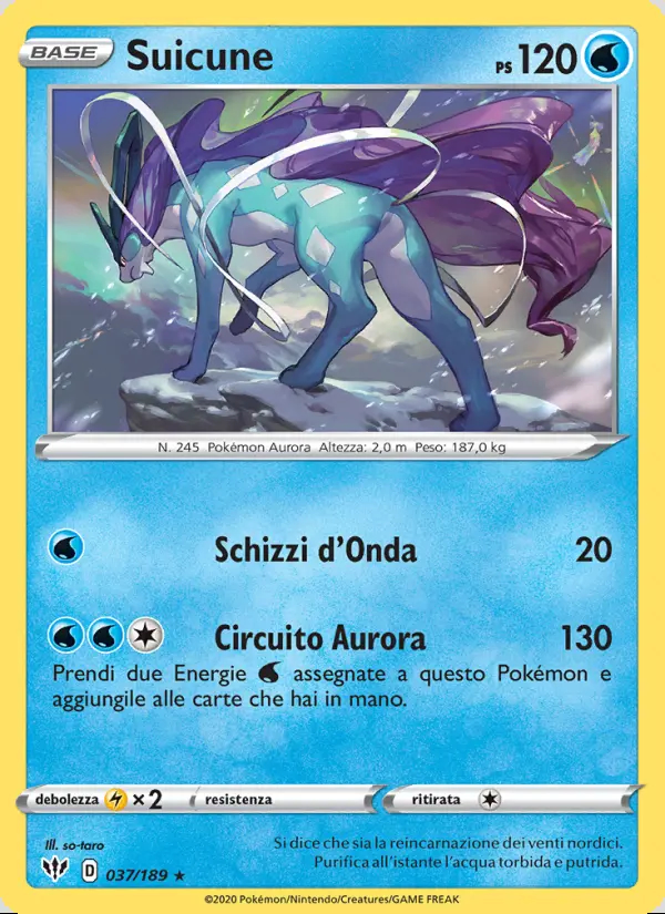 Image of the card Suicune