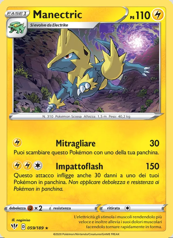 Image of the card Manectric