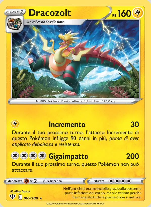 Image of the card Dracozolt