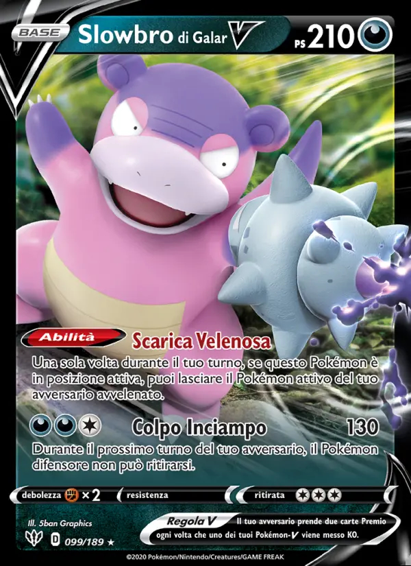 Image of the card Slowbro di Galar V