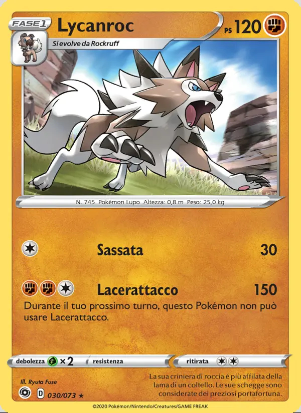 Image of the card Lycanroc