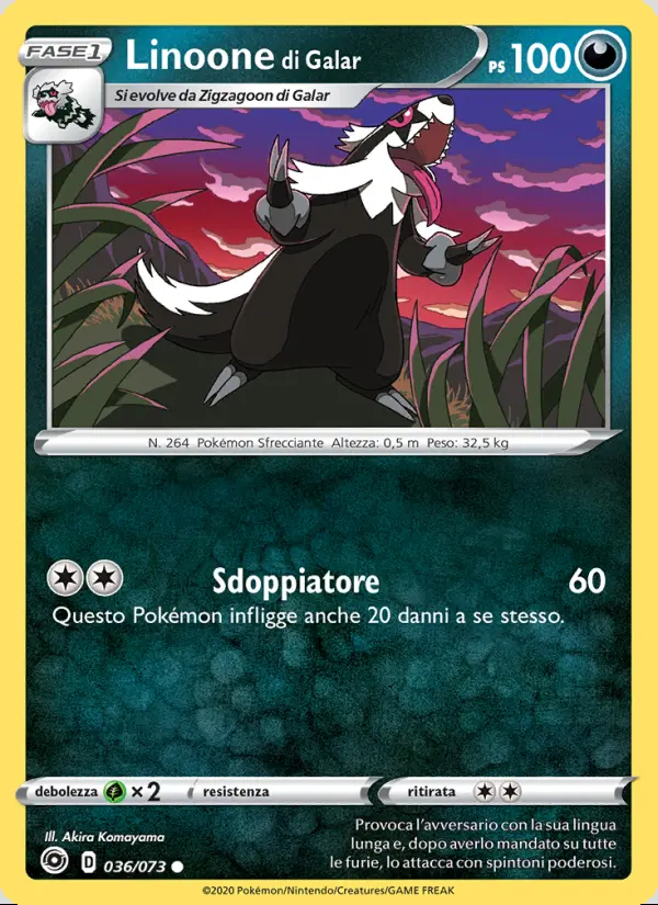 Image of the card Linoone di Galar