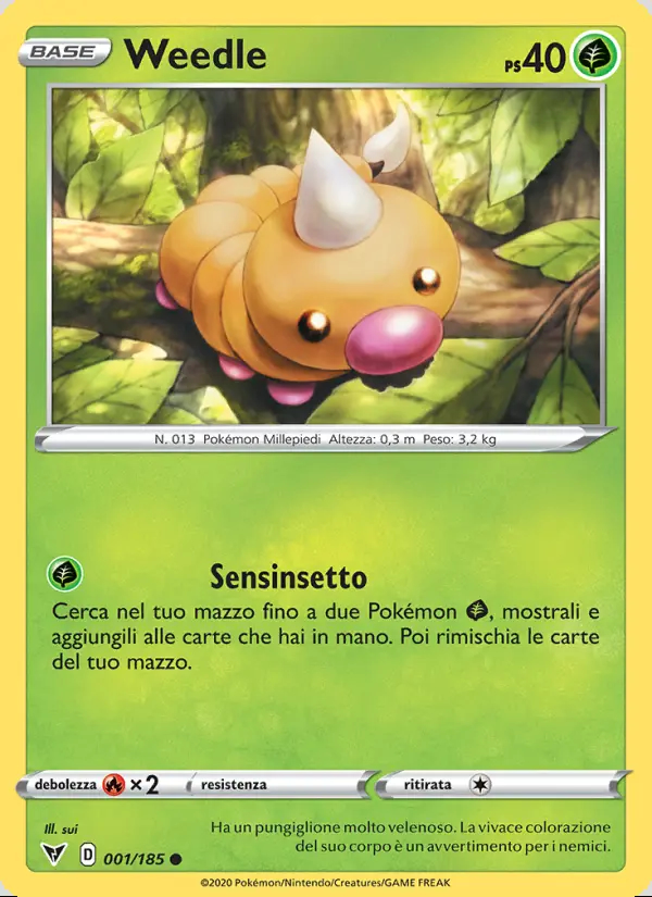 Image of the card Weedle