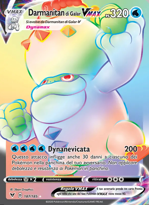 Image of the card Darmanitan di Galar VMAX