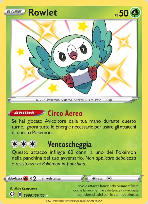 Image of the card Rowlet