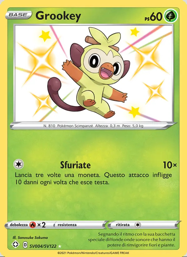 Image of the card Grookey