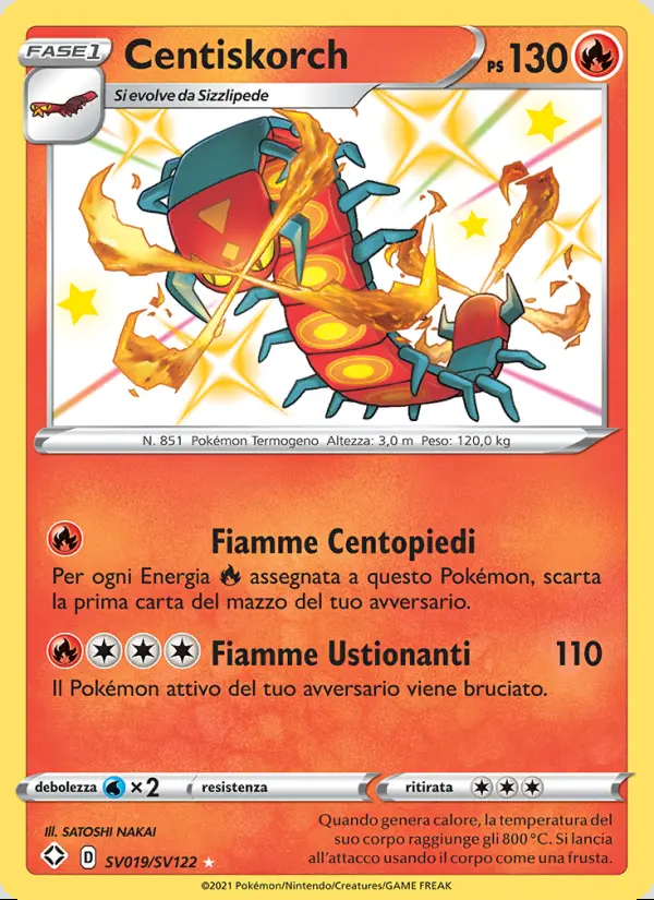 Image of the card Centiskorch