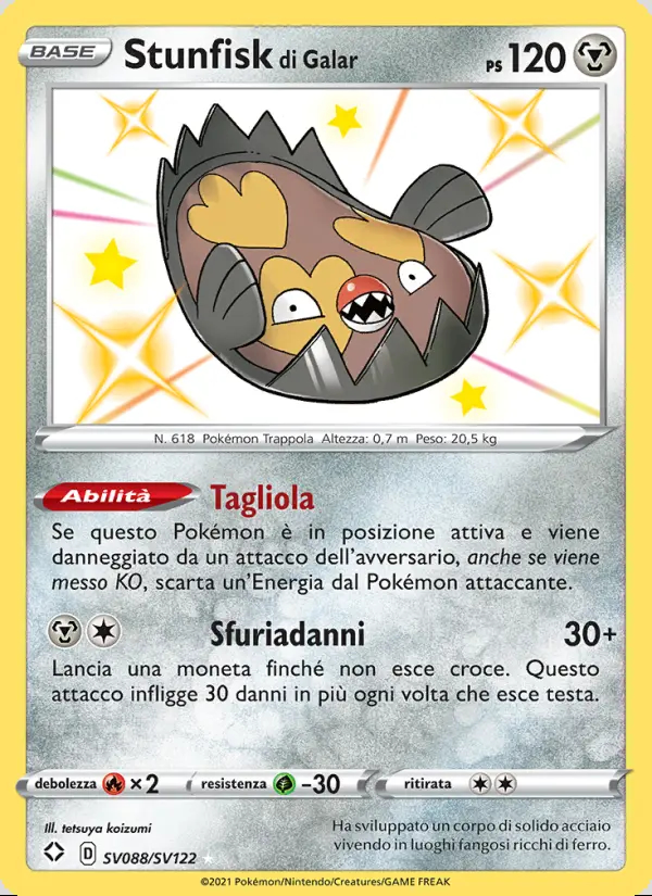 Image of the card Stunfisk di Galar