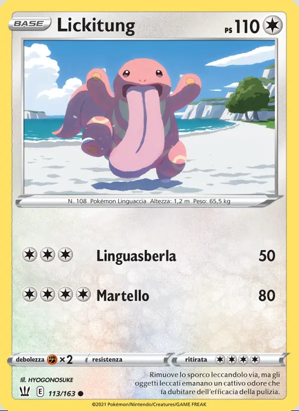 Image of the card Lickitung