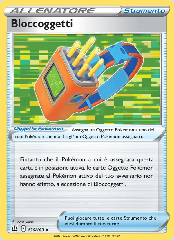 Image of the card Bloccoggetti