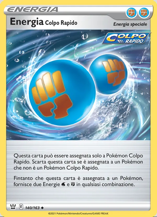 Image of the card Energia Colpo Rapido