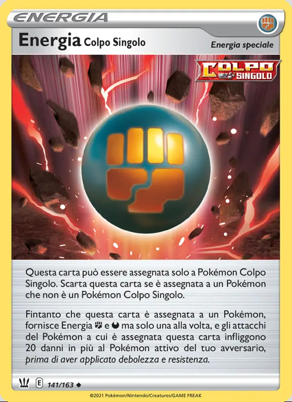 Image of the card Energia Colpo Singolo