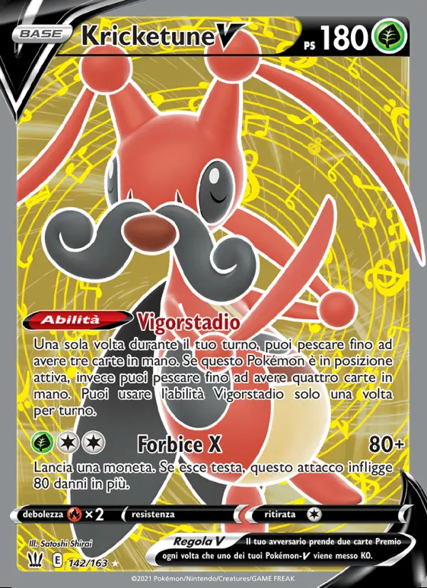 Image of the card Kricketune V