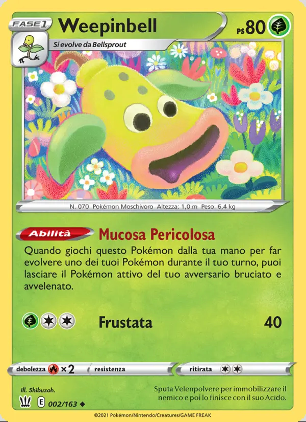 Image of the card Weepinbell