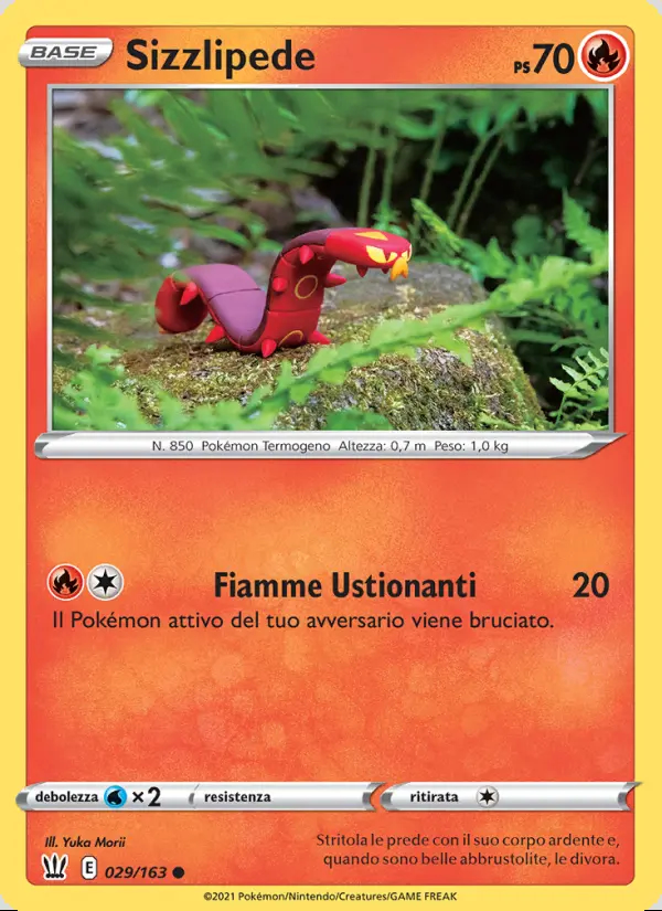 Image of the card Sizzlipede