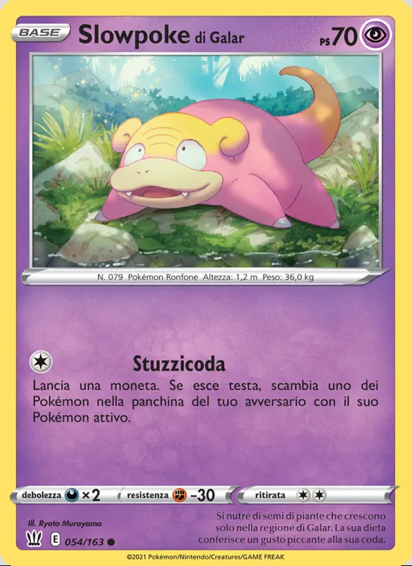 Image of the card Slowpoke di Galar