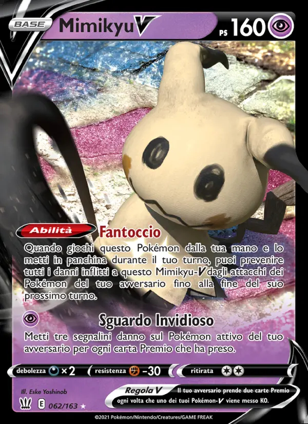 Image of the card Mimikyu V
