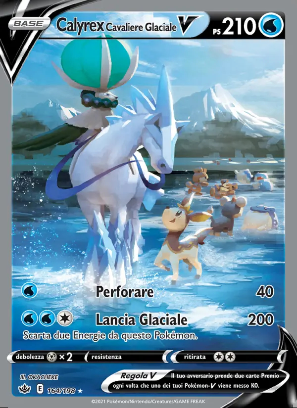 Image of the card Calyrex Cavaliere Glaciale V