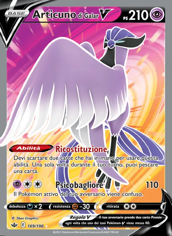 Image of the card Articuno di Galar V