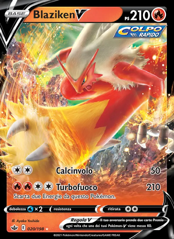 Image of the card Blaziken V