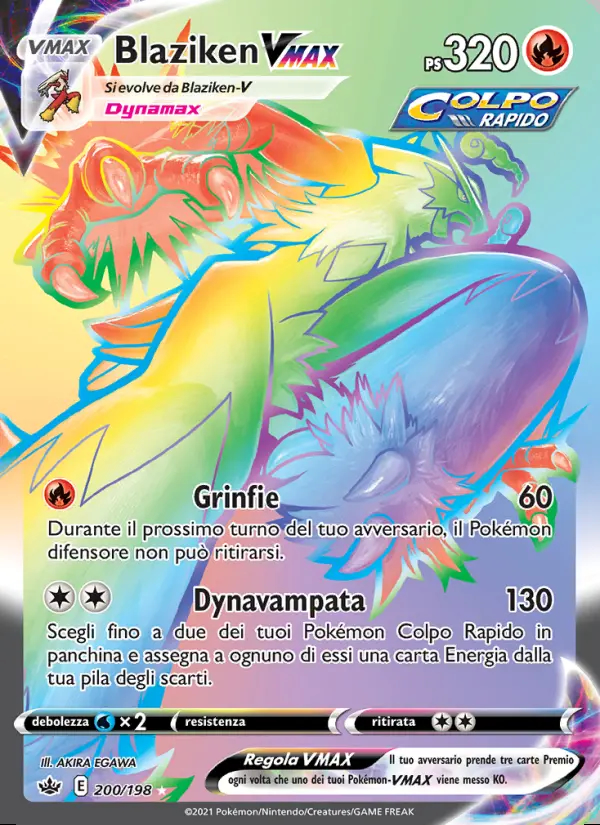 Image of the card Blaziken VMAX