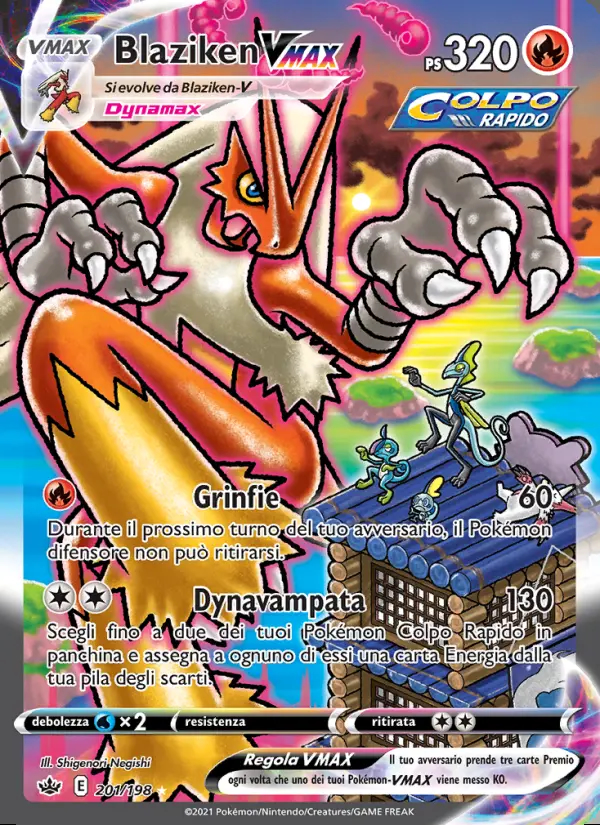 Image of the card Blaziken VMAX