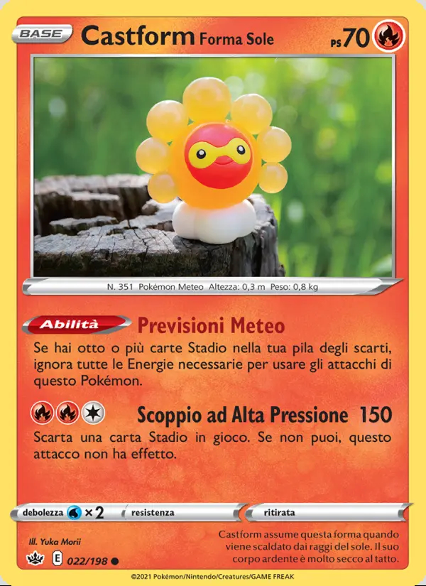 Image of the card Castform Forma Sole