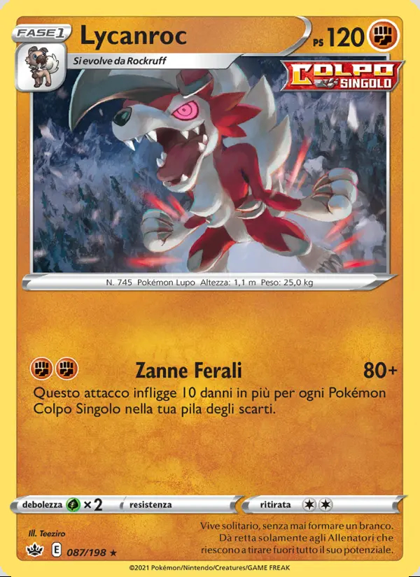 Image of the card Lycanroc