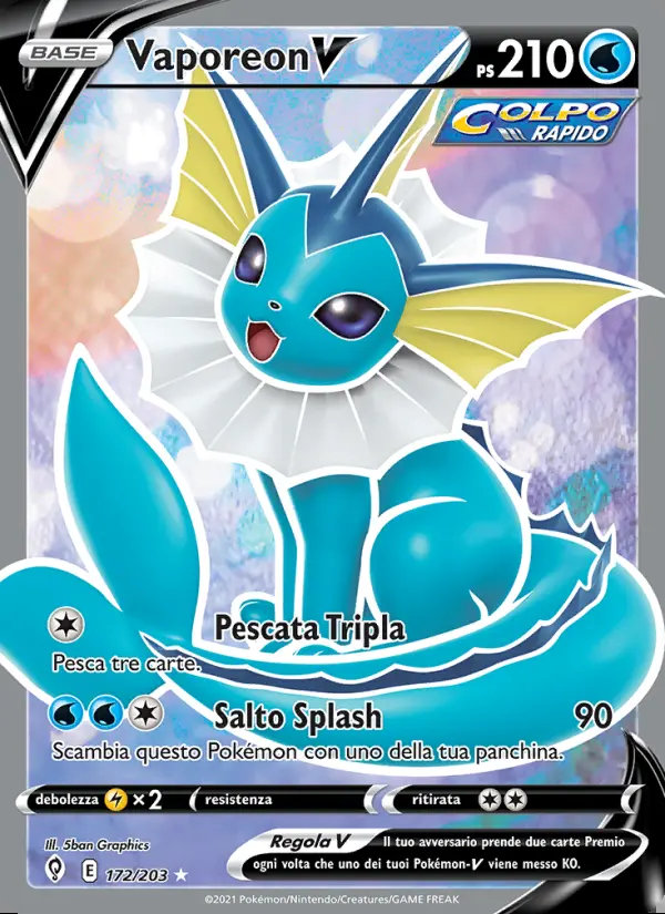 Image of the card Vaporeon V