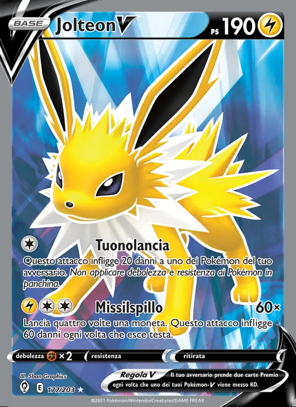 Image of the card Jolteon V