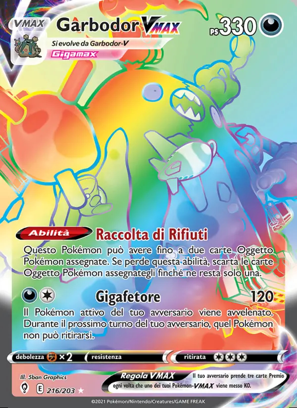 Image of the card Garbodor VMAX