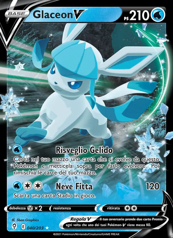 Image of the card Glaceon V