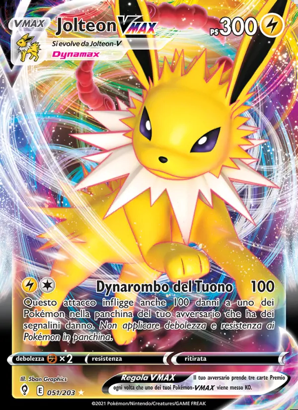Image of the card Jolteon VMAX