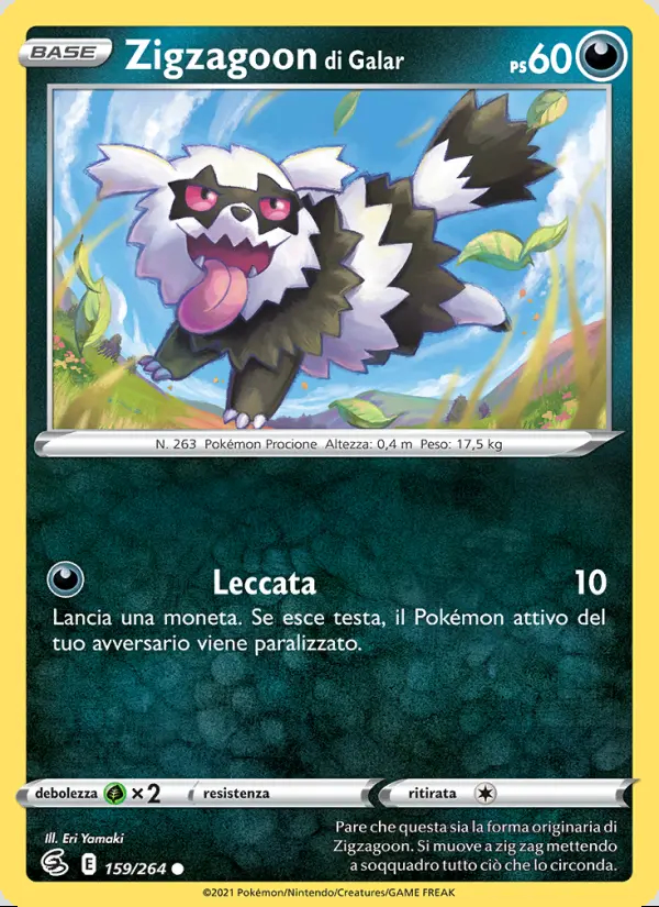 Image of the card Zigzagoon di Galar