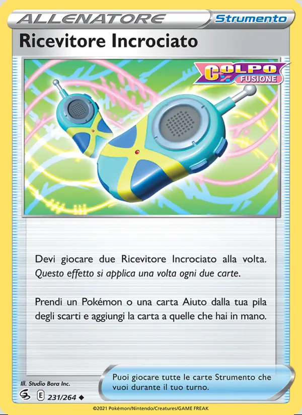 Image of the card Ricevitore Incrociato