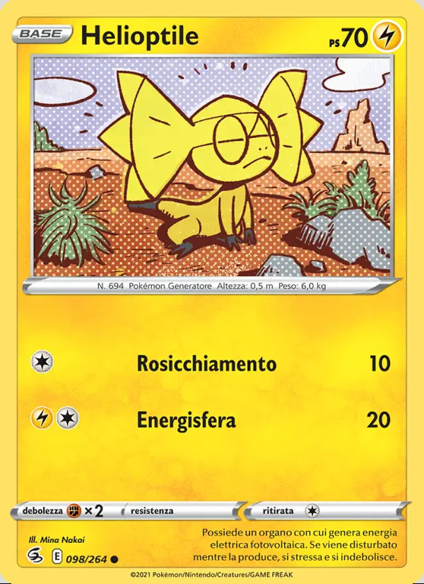 Image of the card Helioptile