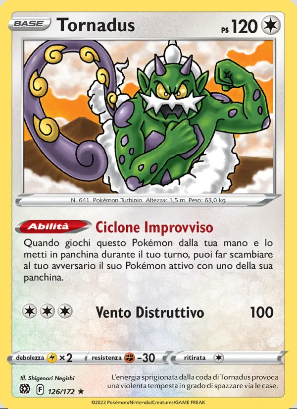 Image of the card Tornadus