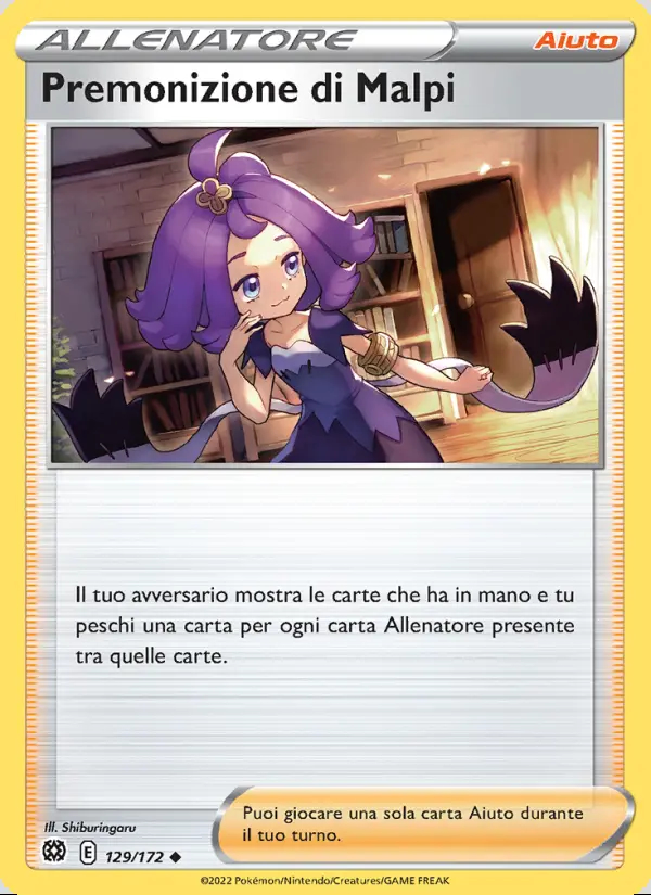 Image of the card Premonizione di Malpi