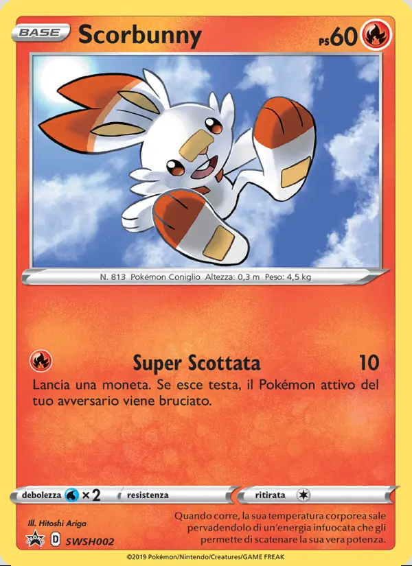 Image of the card Scorbunny