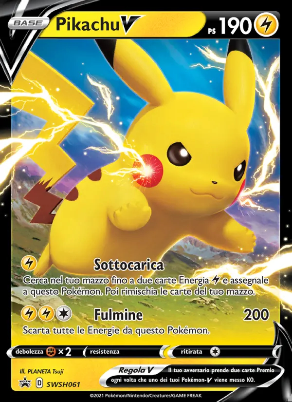 Image of the card Pikachu V